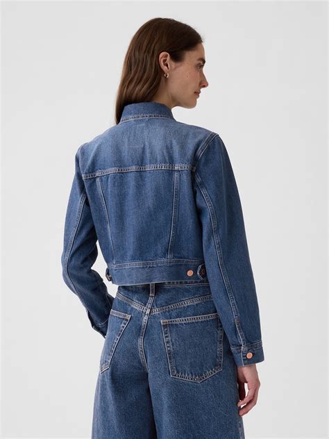 Gapheritage Cropped Denim Jacket Gap