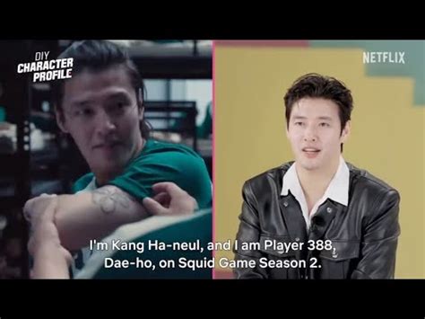 squid game season  player  kang daeho diy character profile