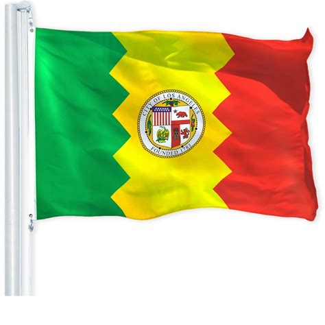 G128 – Los Angeles City Flag | 3x5 feet | Printed 150D Quality ...