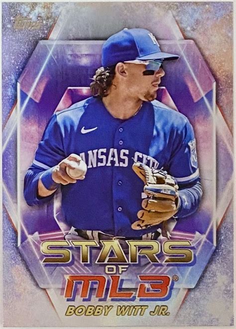 Bobby Witt Jr 2023 Topps Kansas City Royals Baseball Stars Of MLB Card