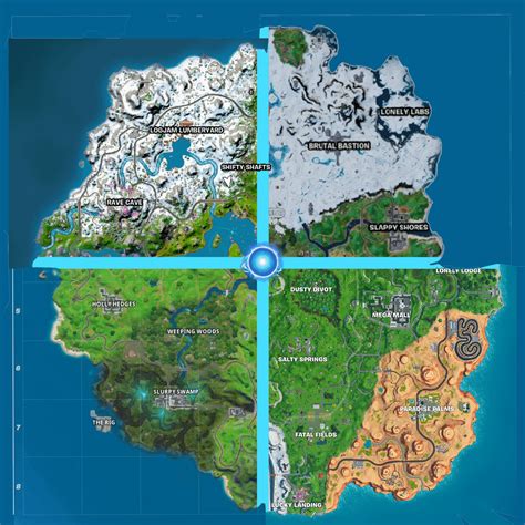 Fortnite Chapter 4 Season 4 Map (Updated) : r/FortNiteBR