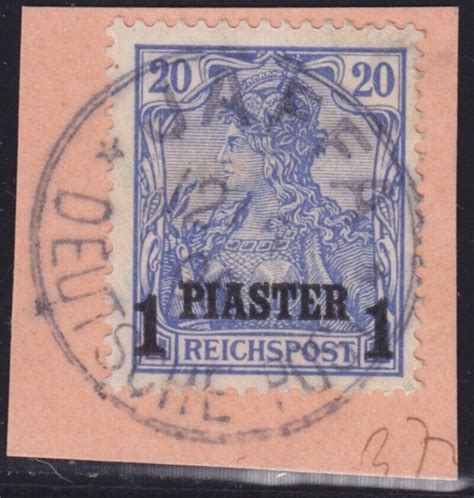 DR Germania Kolonien Dt Post Türkei Mi Nr 14 II o Jaffa eBay