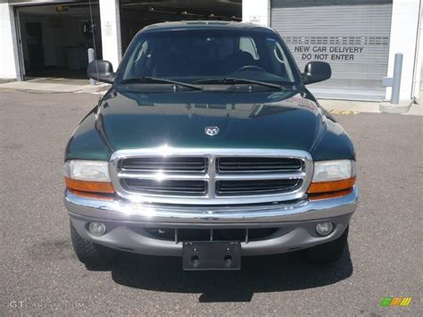 2001 Forest Green Pearl Dodge Dakota SLT Quad Cab 4x4 17402714 Photo