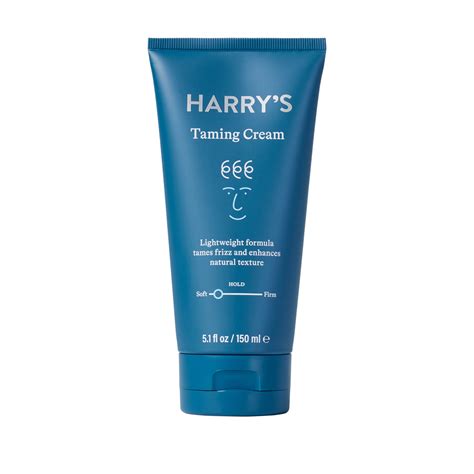 Harrys Mens Hair Taming Cream Soft Hold With Natural Finish 51 Fl