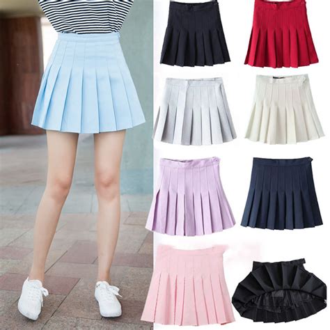 Harajuku Fashion High Waist Pleated Skirt On Storenvy