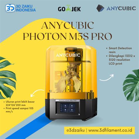 Jual Anycubic Photon M5S PRO 14K Mono LCD Autoleveling MSLA 3D Printer