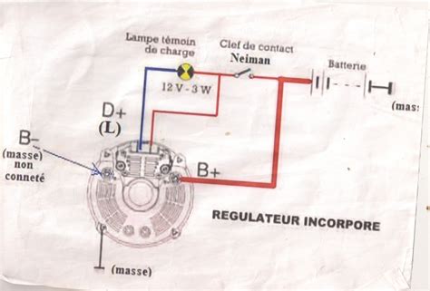 Schema Electrique Branchement Alternateur Tracteur