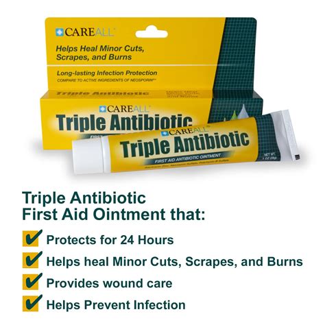 Pack Careall Oz Triple Antibiotic Ointment First Aid Ointment