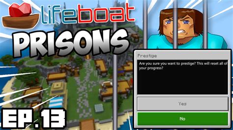 Lifeboat Prison On Minecraft Xbox One Ep How To Prestige In