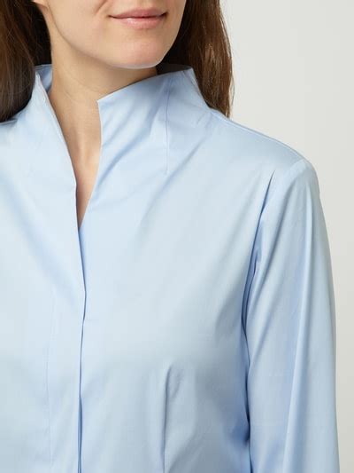 Hechter Paris Bluse Mit Kelchkragen Hellblau Online Kaufen