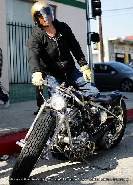 Brad Pitt's Motorcycle collection - way2speed