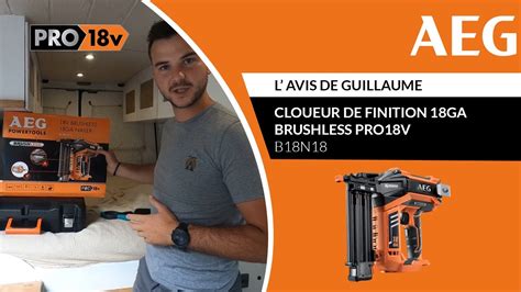 Cloueur De Finition Ga Brushless Pro V B N Aeg Lavis De