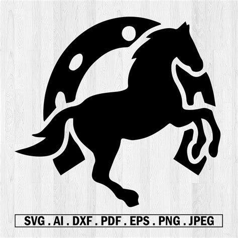 Horseshoe Svg Horse Shoe Svg Western Svg Horse Svg Cowboy Svg