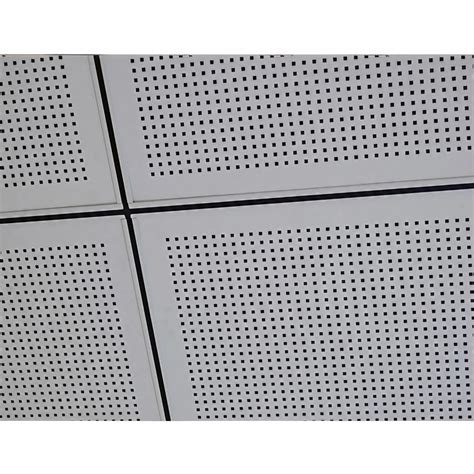 Powder Coated White Metal Ceiling Tile Thickness Mm At