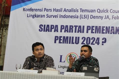 PSI Gagal Masuk Senayan Di Quick Count LSI Denny JA Republika Online