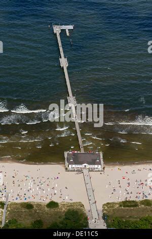 Aerial View Ahlbeck Pier Beach Ahlbeck Beach Promenade Heringsdorf