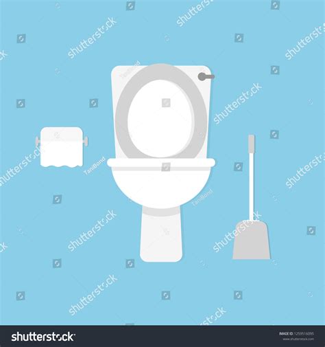 Toilet Bowl Vector Eps10 Stock Vector (Royalty Free) 1259516095 ...