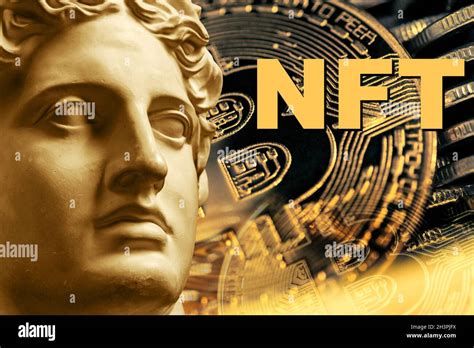 Nft Non Fungible Token Crypto Art Concept Technology Selling Unique