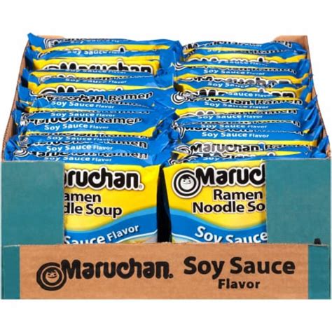 Maruchan Soy Sauce Flavor Ramen Noodle Soup 24 Pack 24 Pack Kroger