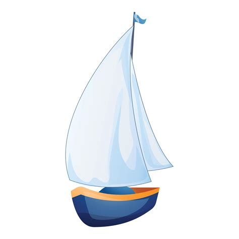 Yacht Icon Cartoon Style Vector Art At Vecteezy