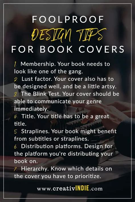 7 foolproof design tips to crush your book cover design - Creativindie