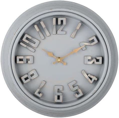 Amazon Bernhard Products Large Wall Clock Inch Gray Noiseless