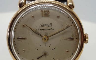 Lot Art Eberhard Co Chronograph Nos Men At Auction