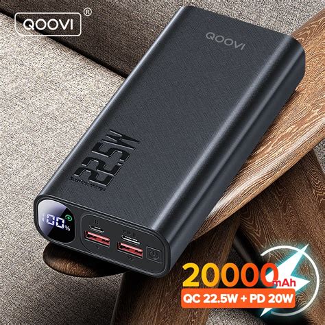 Qoovi Power Bank Mah Portable Pd W Fast Charging Poverbank