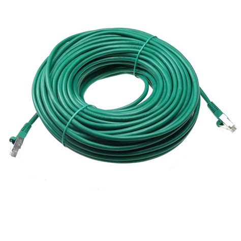 NTW 100 Cat6 Snagless Shielded STP Network Patch Cable Green