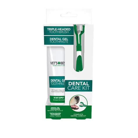 Vet S Best Kit De Cepillo Y Pasta Dental Para Perros