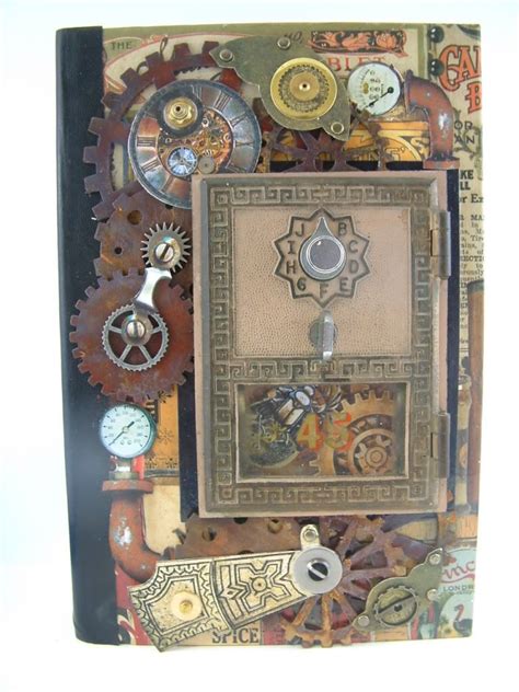 Artfully Musing Steampunk Altered Book Cover