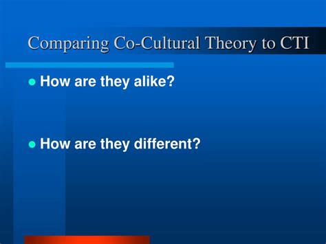 Ppt Co Cultural Theory Of Communication Powerpoint Presentation Free