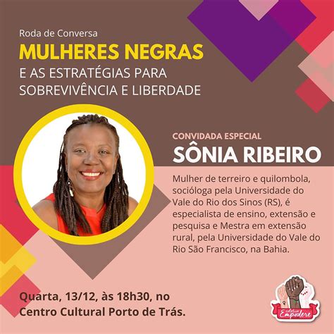 Roda De Conversa Nesta Quarta 13 12 Debate Luta Das Mulheres Negras