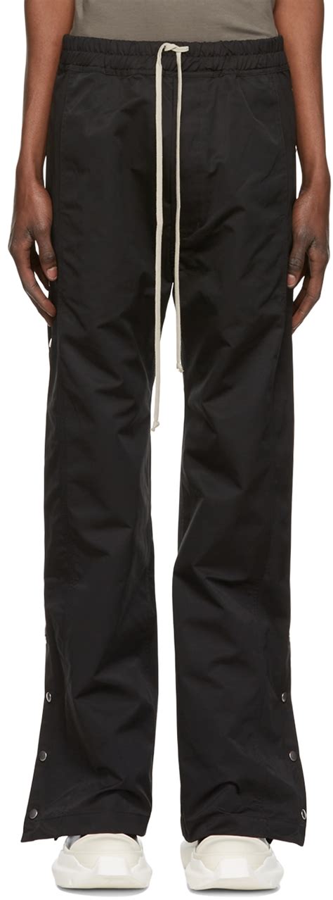 Rick Owens DRKSHDW Black Nylon Lounge Pants SSENSE