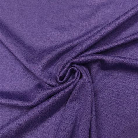 Tessuto Maglia Mano Cashmere Tinta Unita Viola Iaia Tessuti