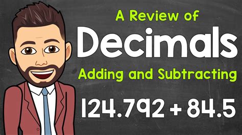 Adding And Subtracting Decimals A Step By Step Review How To Add And Subtract Decimals Youtube