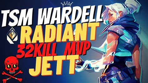 TSM WARDELL WINS HARD RADIANT MATCH WITH JETT VALORANT YouTube