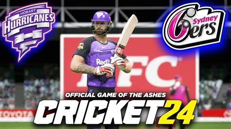 Hobart Hurricanes Vs Sydney Sixers Th Match Of Bbl Highlights