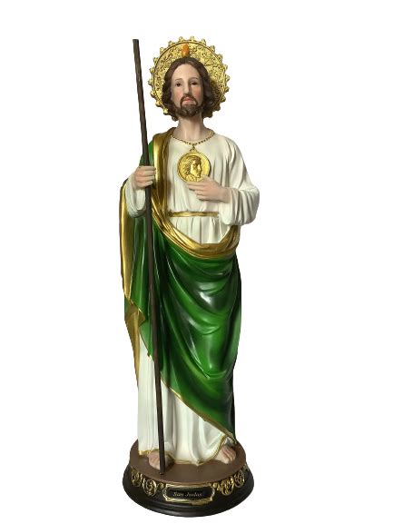 San Judas Tadeo Statue Christian Art Icon Free Hd Png Png All