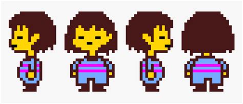 Undertale Frisk Pixel Art