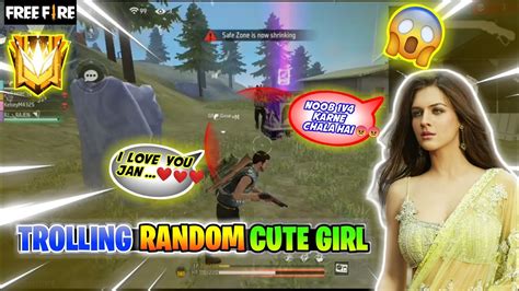 Flirting And Trolling Random Quit Girl On Br Ranked😱 Op Reaction🔥she Call