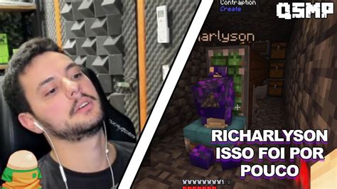 Richarlyson NÃo Morre Por Pouco Minecraft Qsmp Youtube