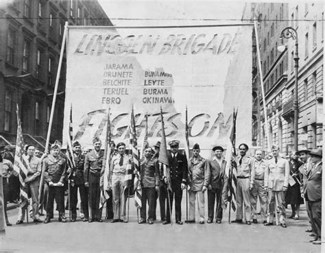 Lincoln Brigade Images Of May Day 1946 Still And Moving The Volunteer