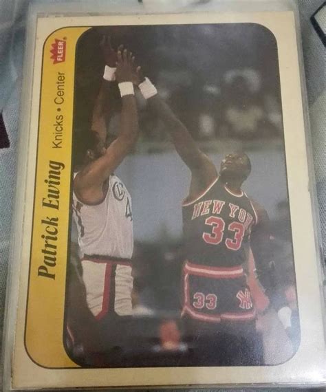 Fleer Patrick Ewing Rookie Of Hobbies Toys Memorabilia