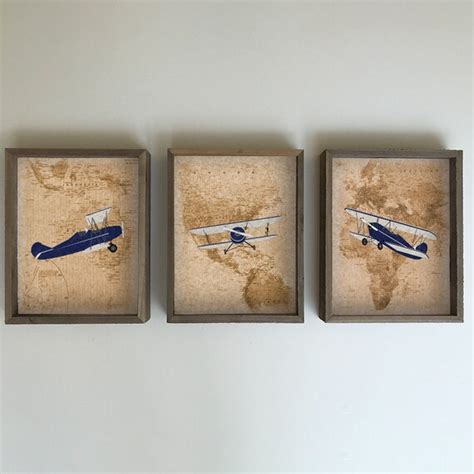 14+ Finest Vintage airplane wall art images information