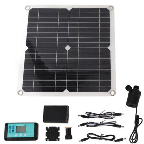 Eosnow Kit de pompe à eau solaire 50W panneau solaire 22W pompe de