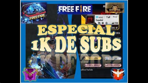 Especial K De Subs Free Fire En Vivo Salas Privadas Por Diamantes