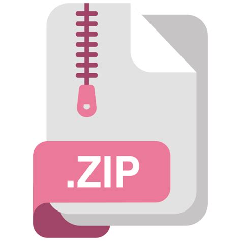 Icono De Formato De Archivo Zip Generic Flat