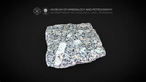 Porphyritic Granite (igneous rock) - 3D model by Museum of Mineralogy ...