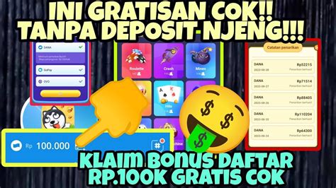 GAME PENGHASIL SALDO DANA GRATIS TANPA DEPOSIT TERBARU 2023 Apk